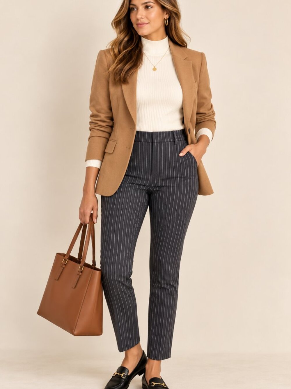 NWT Old Navy Pixie Pinstripe Pants 22 Plus Gray High Rise Ankle Work Trousers